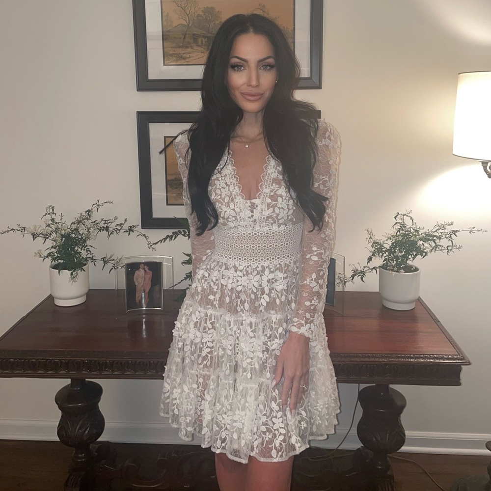Bronx and Banco White Meghan Dress XS